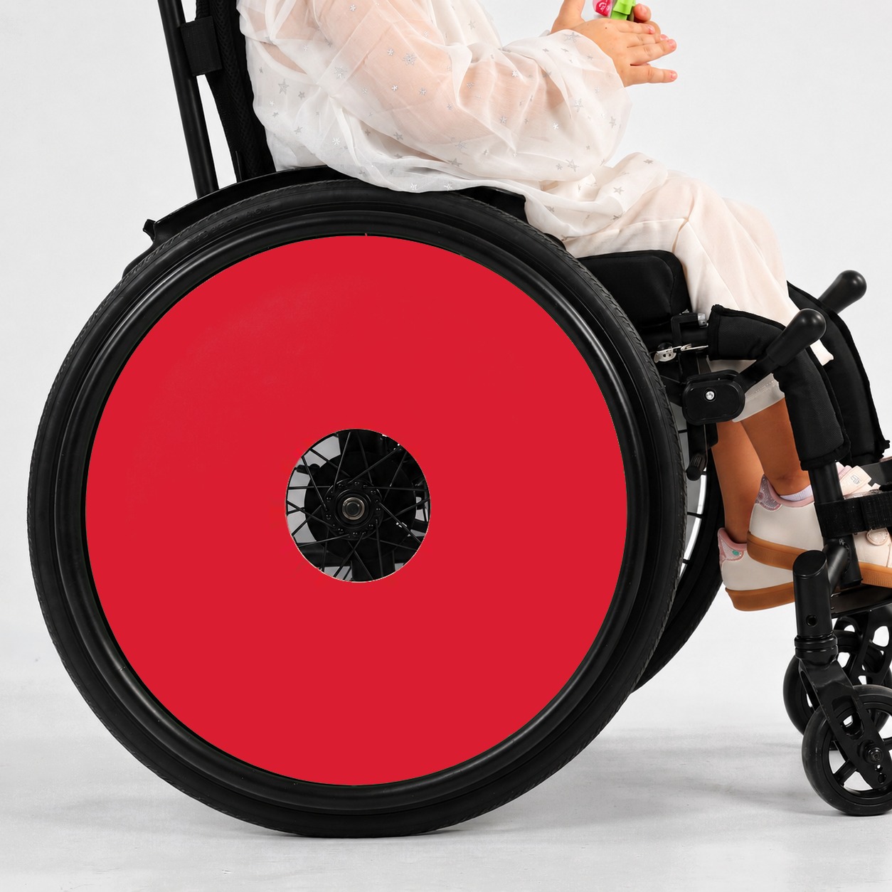 Rolstoel Spaakbeschermer Kleur Rood (Nr.103), per set van 2 stuks