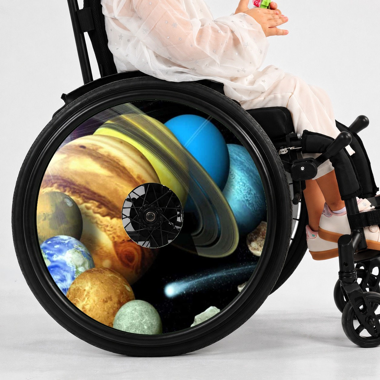 Rolstoel Spaakbeschermer Planeten (Nr.3217), per set van 2 stuks