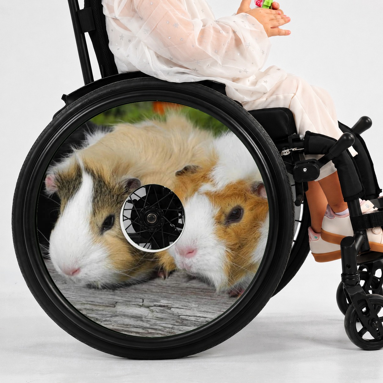 Rolstoel Spaakbeschermer Cavia (Nr.3335), per set van 2 stuks