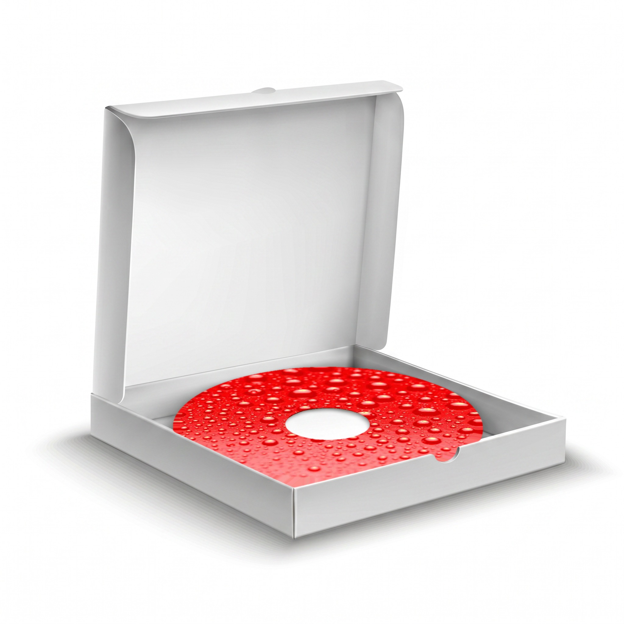 Rolstoel Spaakbeschermer Bubbels Rood (Nr.3587), per set van 2 stuks - Afbeelding 3